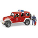 Bruder Jeep Wrangler Unlimited Rubicon Feuerwehrfahrzeug mit Feuerwehrmann