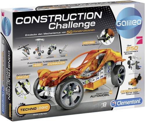 Clementoni Galileo - Construction Challenge 69382 Konstruktions-Set 250