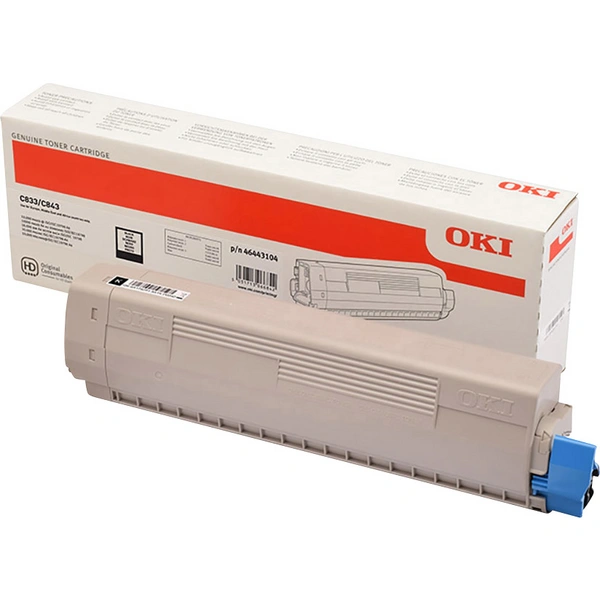 OKI Toner C833 C843 Original Schwarz 10000 Seiten 46443104 OKI Toner C833 C843 Original Schwarz 10000 Seiten 46443104