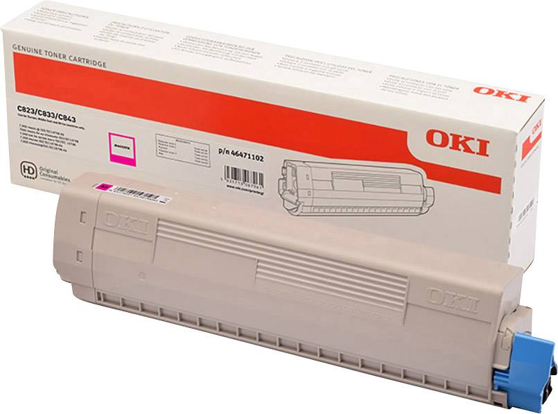 OKI Toner C823 C833 C843 Original Magenta 7000 Seiten 46471102