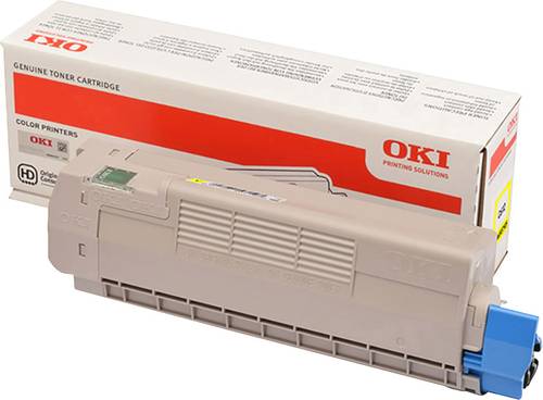 OKI 46507505 Tonerkassette Gelb 6000 Seiten Toner Original C612