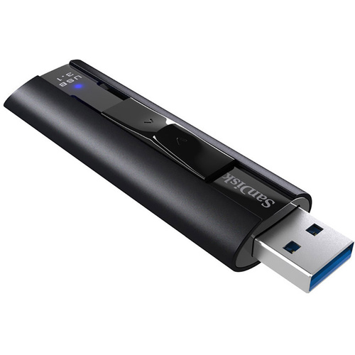 Clé USB SanDisk Cruzer Extreme PRO® SDCZ880-128G-G46 128 GB USB 3.2 (2è gén.) (USB 3.1) noir