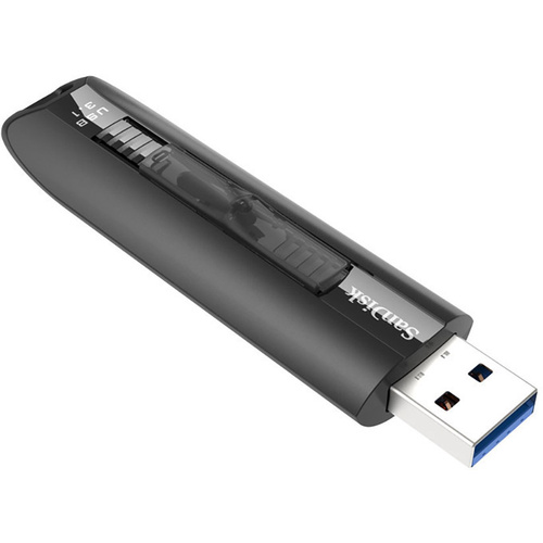 SanDisk Cruzer Extreme Go USB-Stick 128 GB Schwarz SDCZ800-128G-G46 USB 3.2 Gen 2 (USB 3.1)