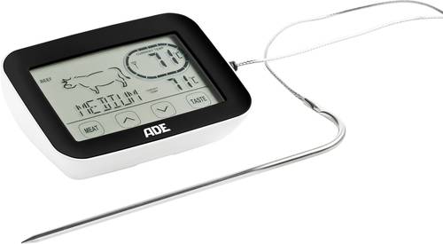 ADE BBQ 1408 Küchen-Thermometer Alarm Hackfleisch, Huhn, Braten, °C /°F-Anzeige, Geflügel, Kalb,