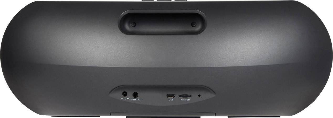 Xlyne MMT CENTER X7 Internet Tischradio Internetradio, SD, USB, WLAN Freisprechfunktion, Inkl. Mikrofon, Touchscreen Schwarz