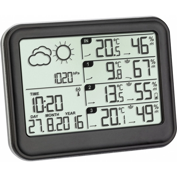 TFA Dostmann View 35.1142.01 Funk-Wetterstation Anzahl Sensoren max. 3 TFA Dostmann View 35.1142.01 Funk-Wetterstation Anzahl Sensoren max. 3