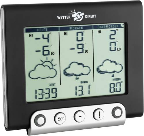 TFA Dostmann Tempesta 300 S 35.5052.IT Satelliten Wetterstation Vorhersage für 3 Tage
