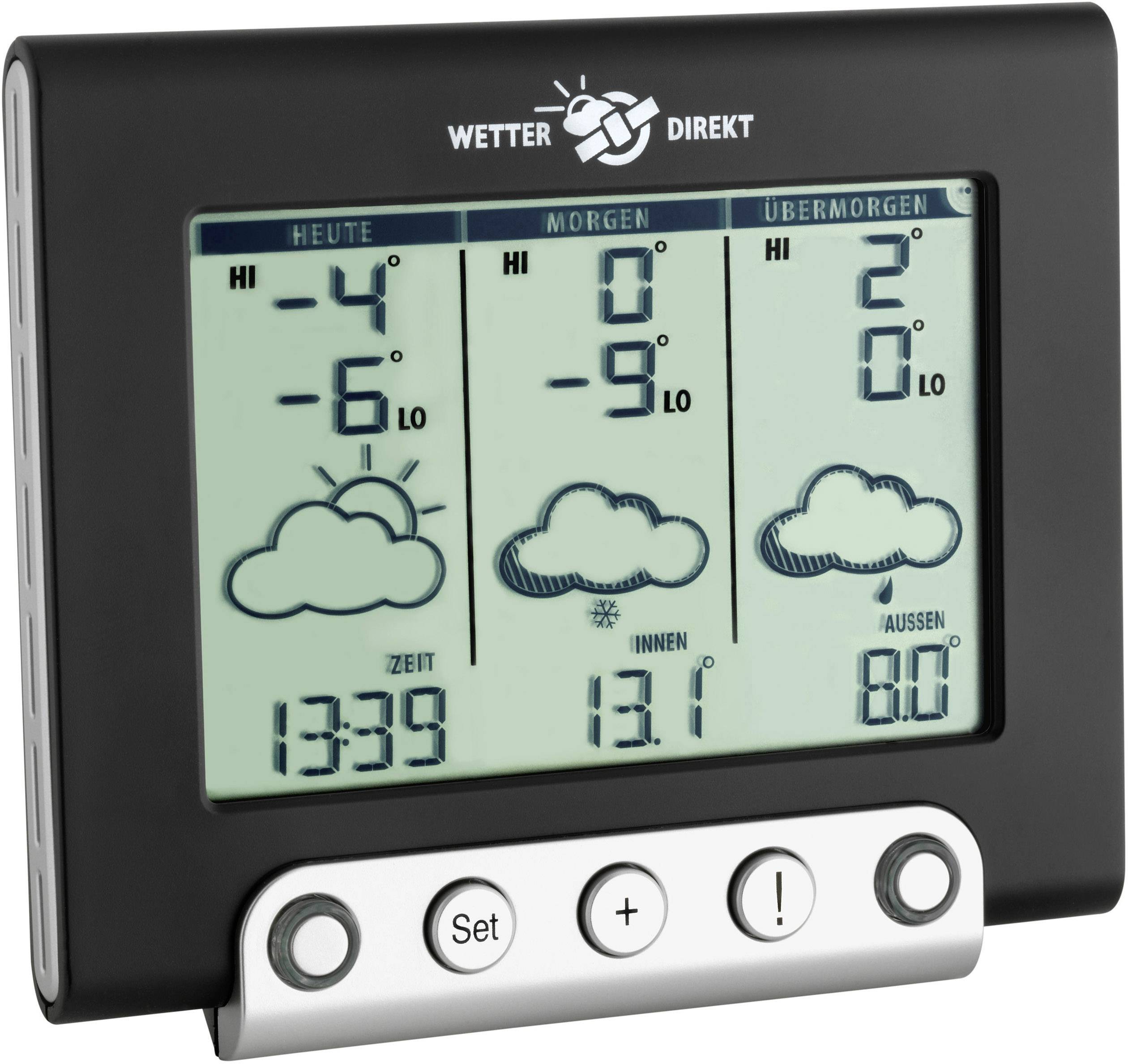 TFA Dostmann Tempesta 300 S 35.5052.IT Satelliten Wetterstation Vorhersage für 3 Tage Anzahl Sensoren max. 1