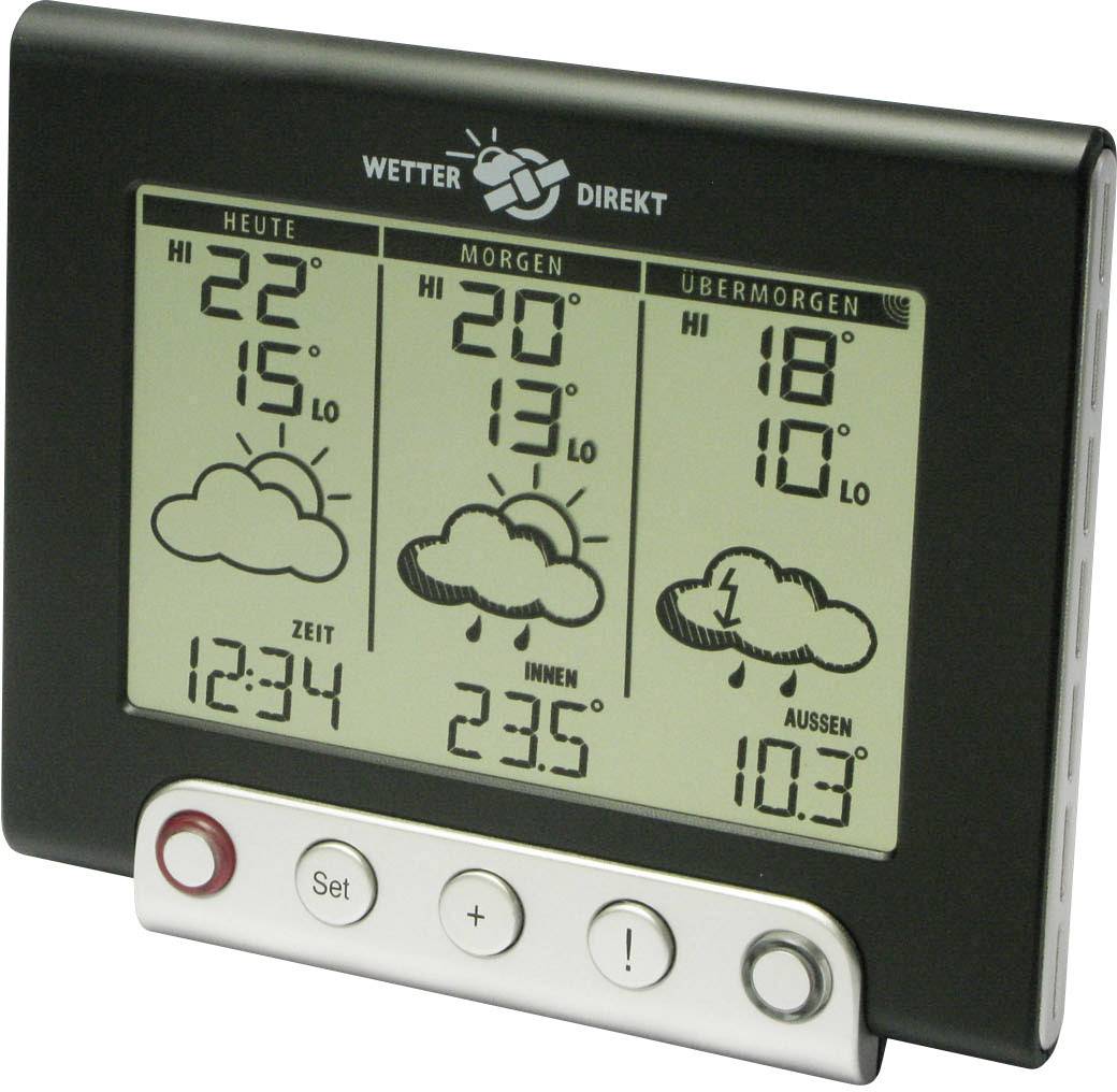 TFA Dostmann Tempesta 300 S 35.5052.IT Satelliten Wetterstation Vorhersage für 3 Tage Anzahl Sensoren max. 1