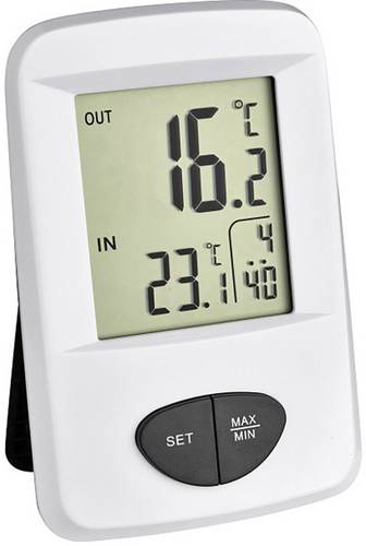 TFA Dostmann Base Funk-Thermometer Weiß 30.3061.02