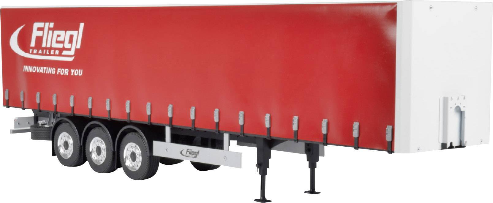 Carson 500907334 1:14 20Ft. Container Auflieger - Fahrg.Kit, RC, Zubehör für Tamiya Trucks, Ersatzteile, Tuningteile, Modellbau, Schwarz