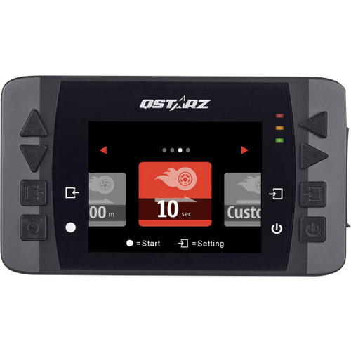 Qstarz LT-6000S GPS Laptimer Fahrzeugtracker Schwarz, Orange