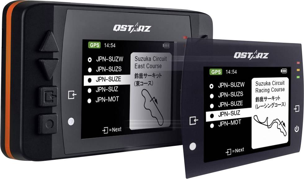 Qstarz LT-6000S GPS Laptimer Fahrzeugtracker Schwarz, Orange 1 St.