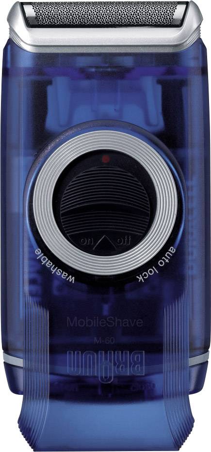 Braun Mobile Shaver M-60 M60 Folienrasierer Blau (klar)