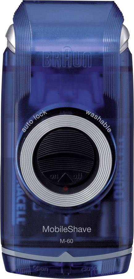 Braun Mobile Shaver M-60 M60 Folienrasierer Blau (klar)