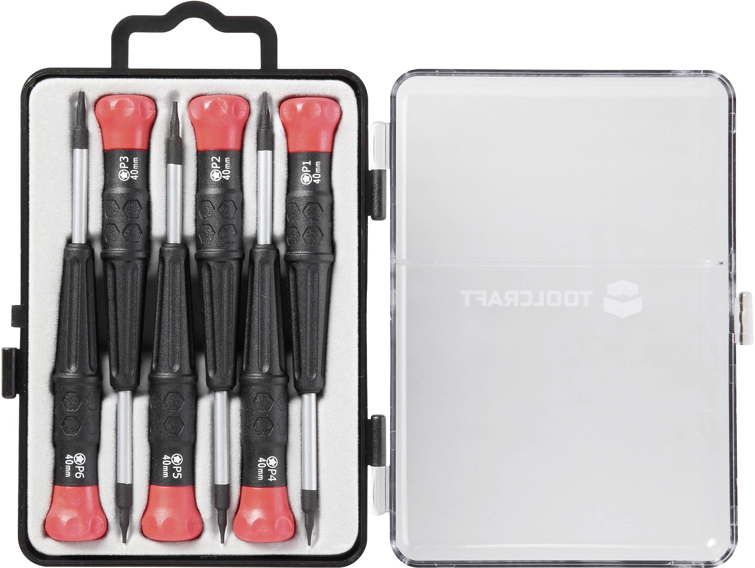 TOOLCRAFT Elektronik- u. Feinmechanik Pentalobe-Schraubendreher 6teilig Pentalobe