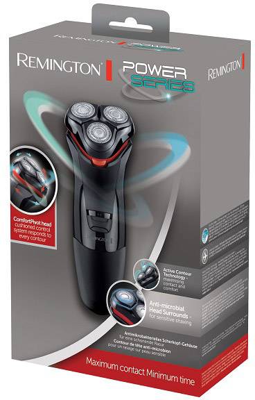 Remington PR1330 41184560100 Rotationsrasierer Schwarz, Rot