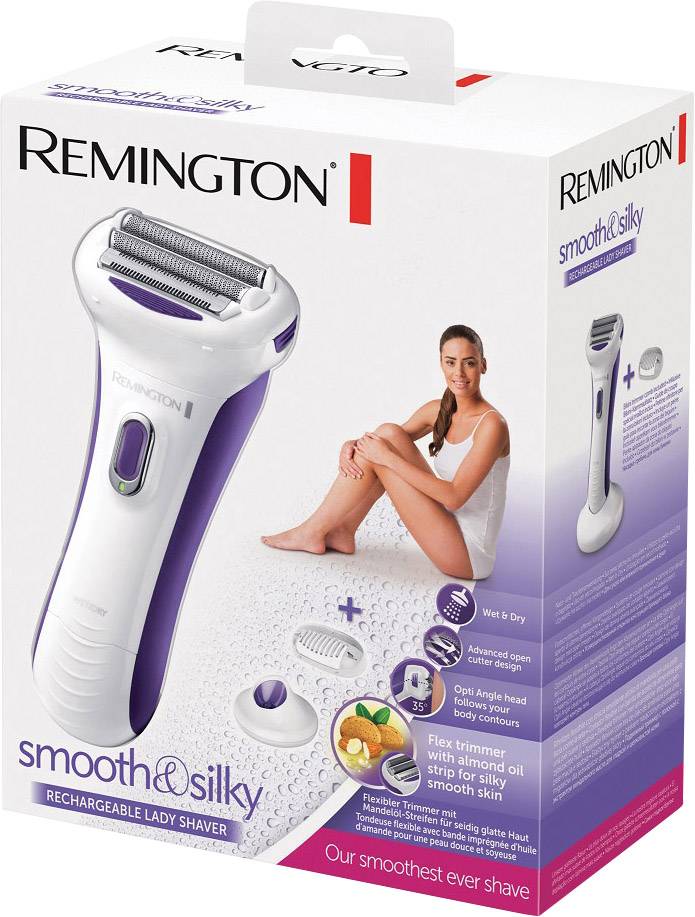 Remington WDF 5030 Wiederaufladbarer smooth&silky Damenrasierer weiß/lila