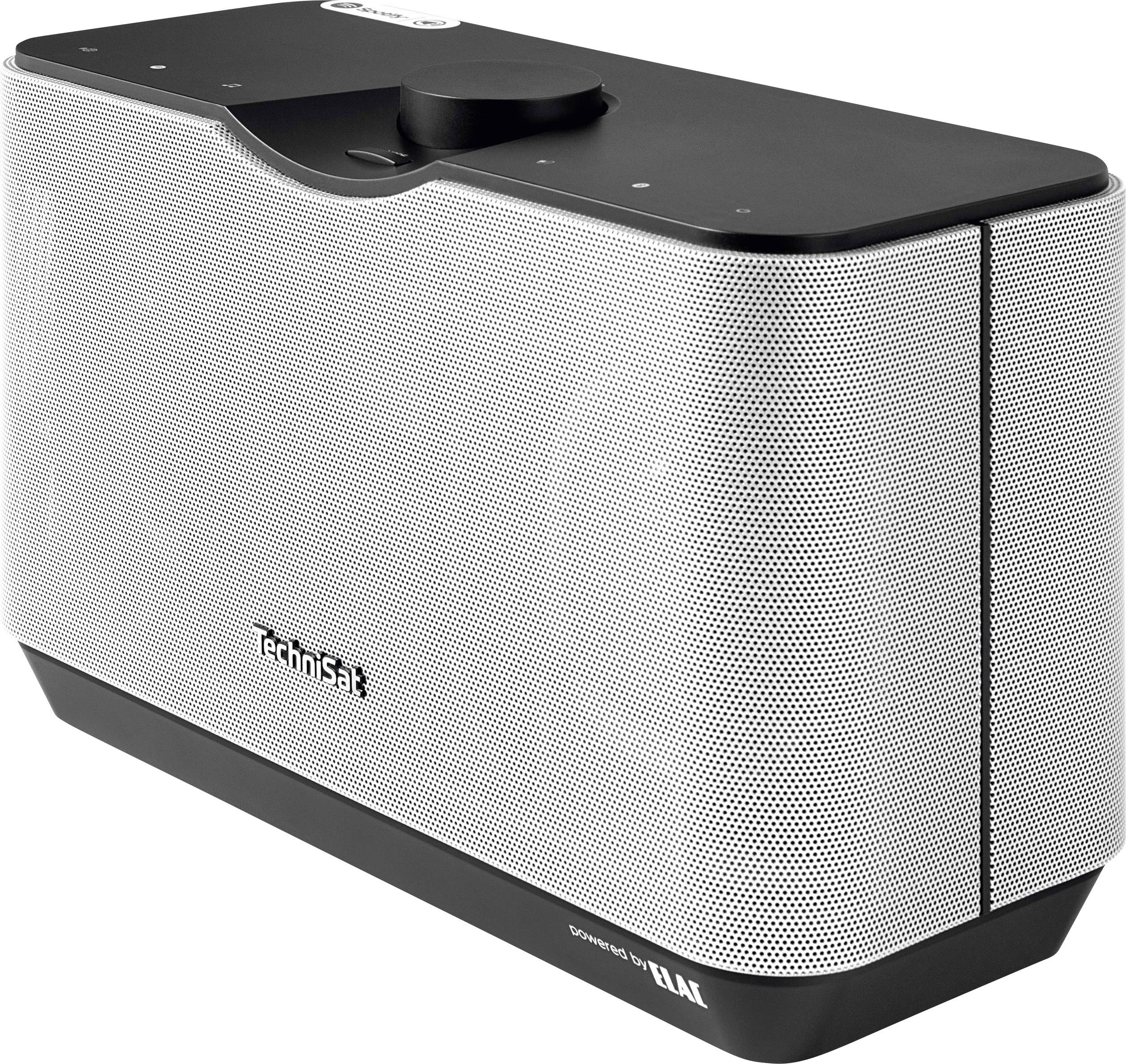 TechniSat AUDIOMASTER MR 2 Multiroom Lautsprecher Bluetooth®, WLAN, Internetradio, LAN, AUX WLAN Schwarz, Silber