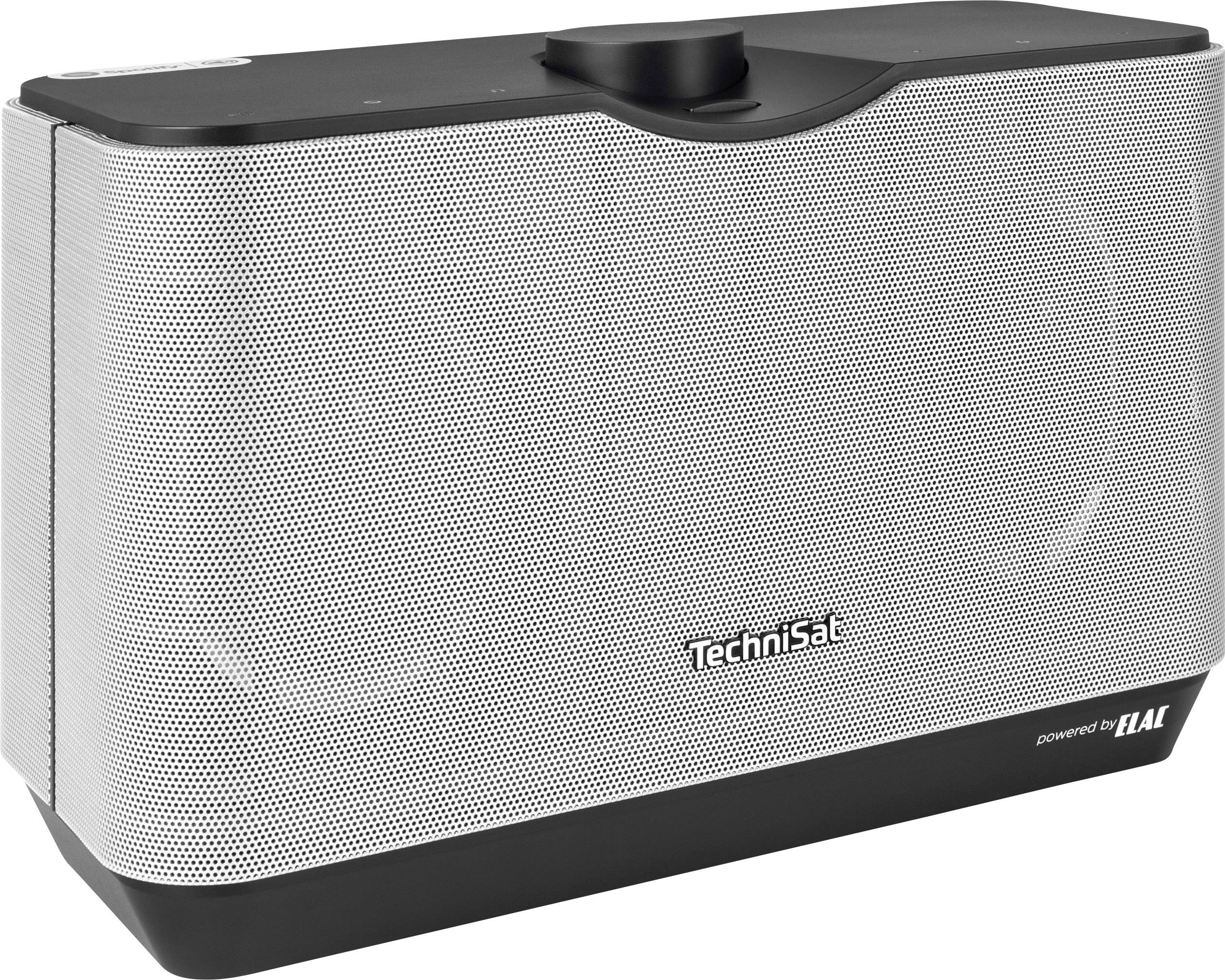 TechniSat AUDIOMASTER MR 2 Multiroom Lautsprecher Bluetooth®, WLAN, Internetradio, LAN, AUX WLAN Schwarz, Silber