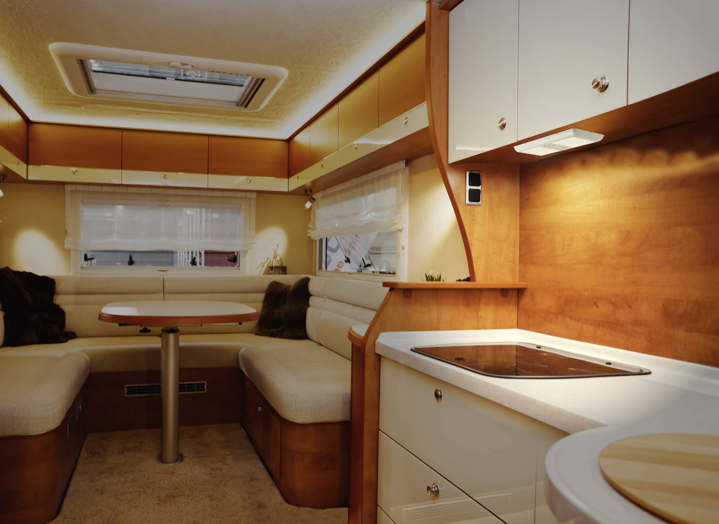 Basetech C2-259D Dual LED Touch LED 12 V/DC, 24 V/DC (B x H x T) 109.5 x 16 x 279.5mm