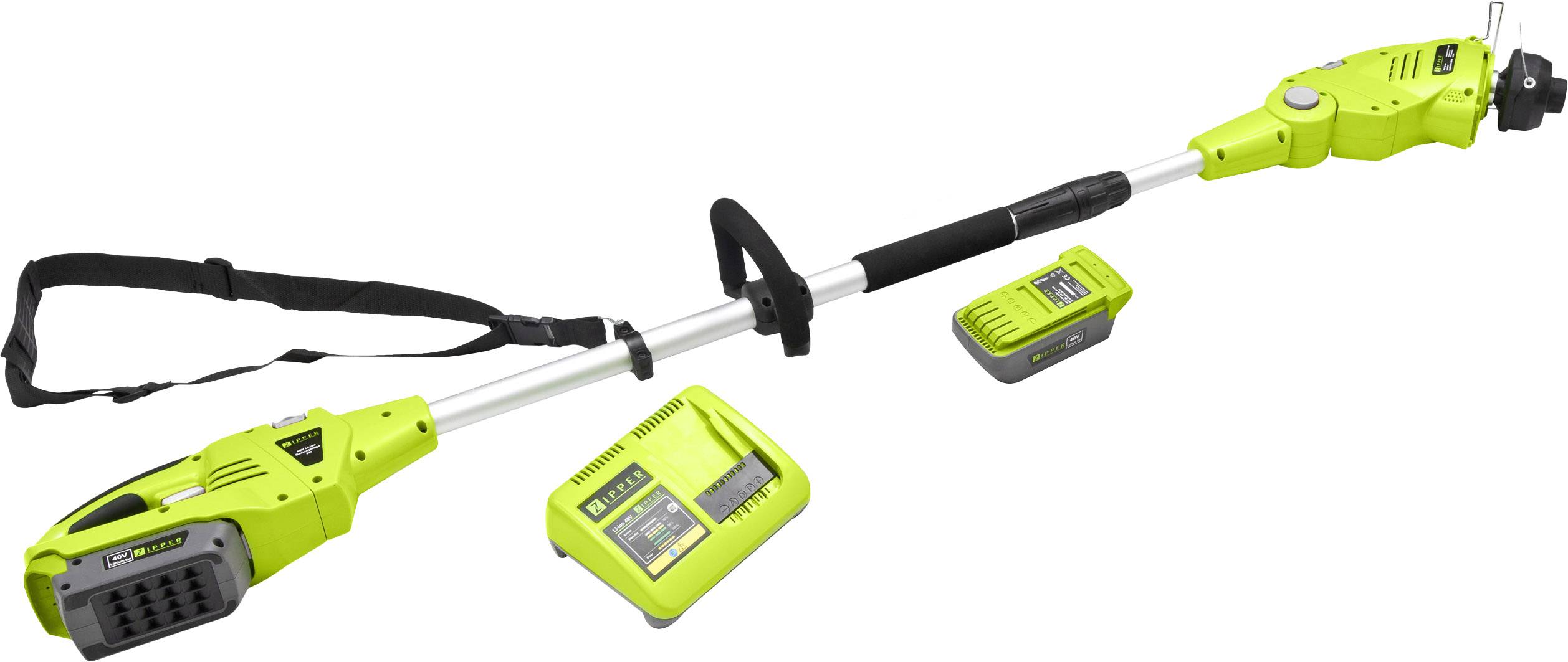 Zipper Akku Motorsense inkl. Akku, Tragegurt 40V 2Ah Schnittbreite (max.): 305mm