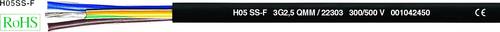 Helukabel 22303 Hochtemperaturleitung H05SS-F 3 G 2.5 mm² Schwarz Meterware