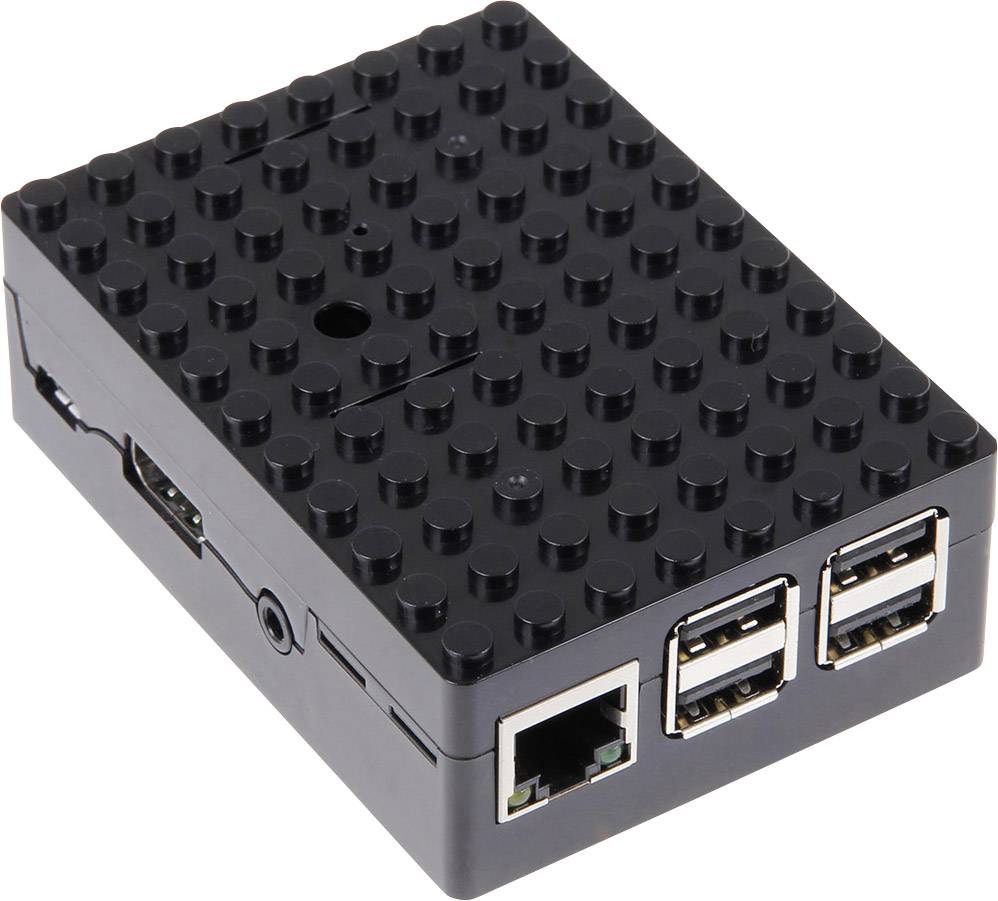 BLOX SBC-Gehäuse Passend für (Entwicklungskits): Raspberry Pi Schwarz
