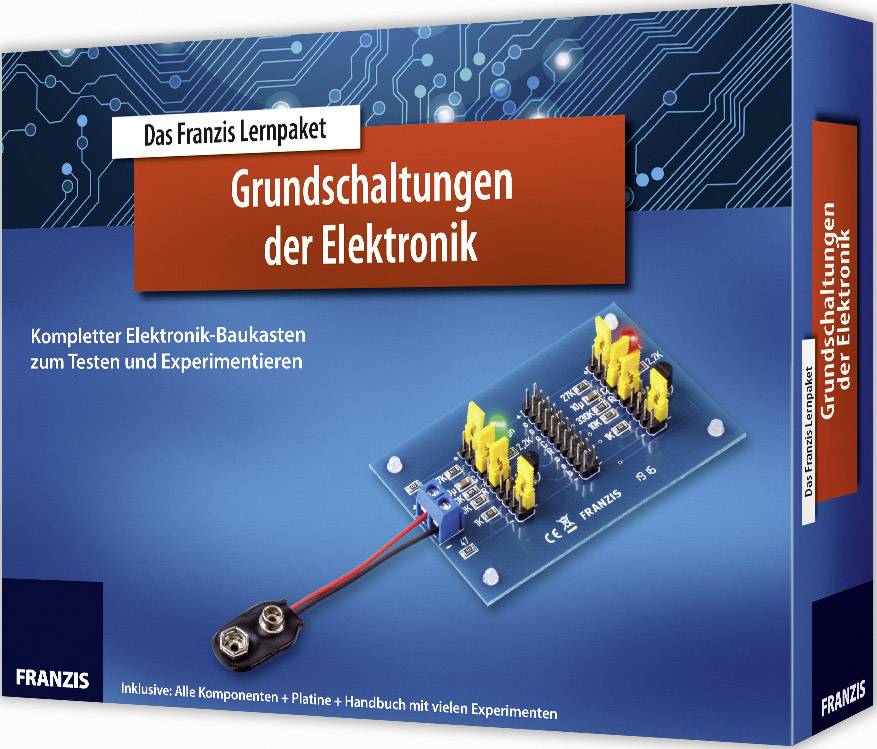 Franzis Verlag 65361 Das Franzis Lernpaket Grundschaltungen der Elektronik Elektronik Lernpaket