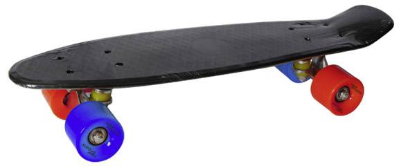 NSP Kickboard,schwarz blau/orange,ABEC