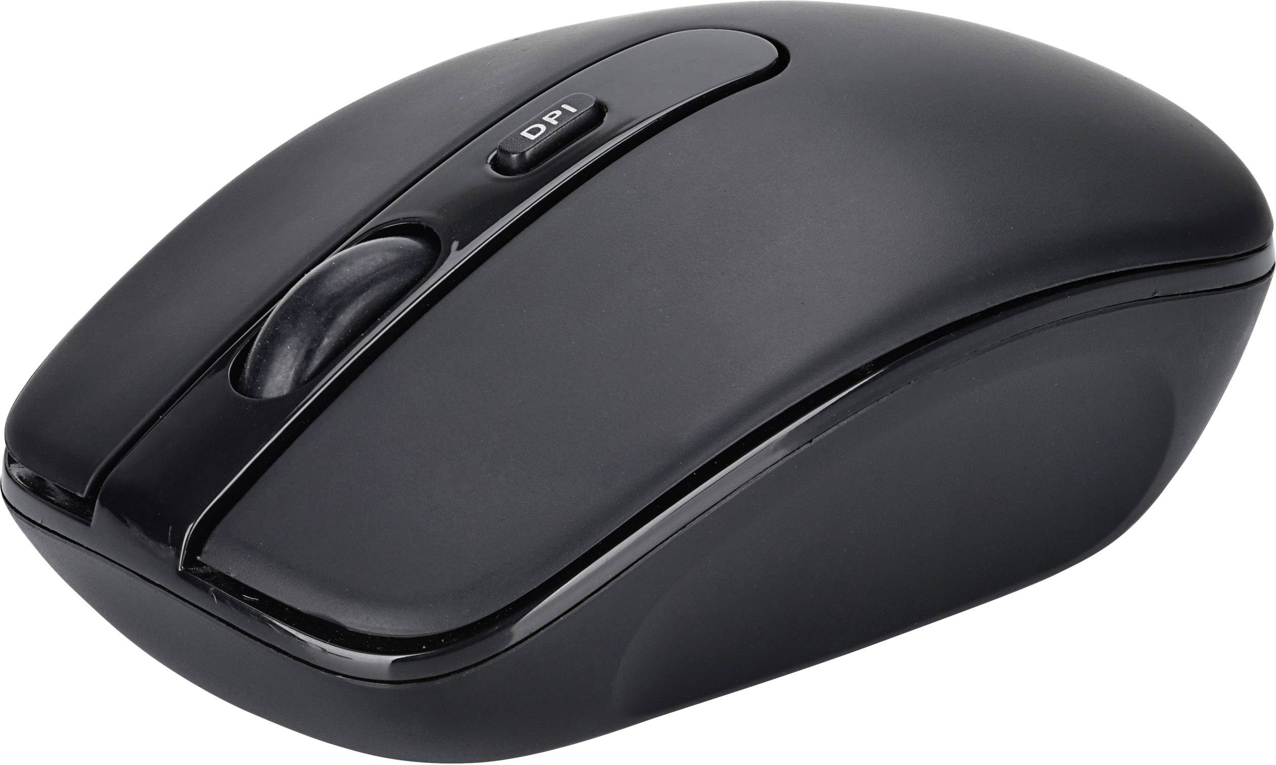 Renkforce rf-silent/ds-01 USB Tastatur, Maus-Set QWERTZ Schwarz