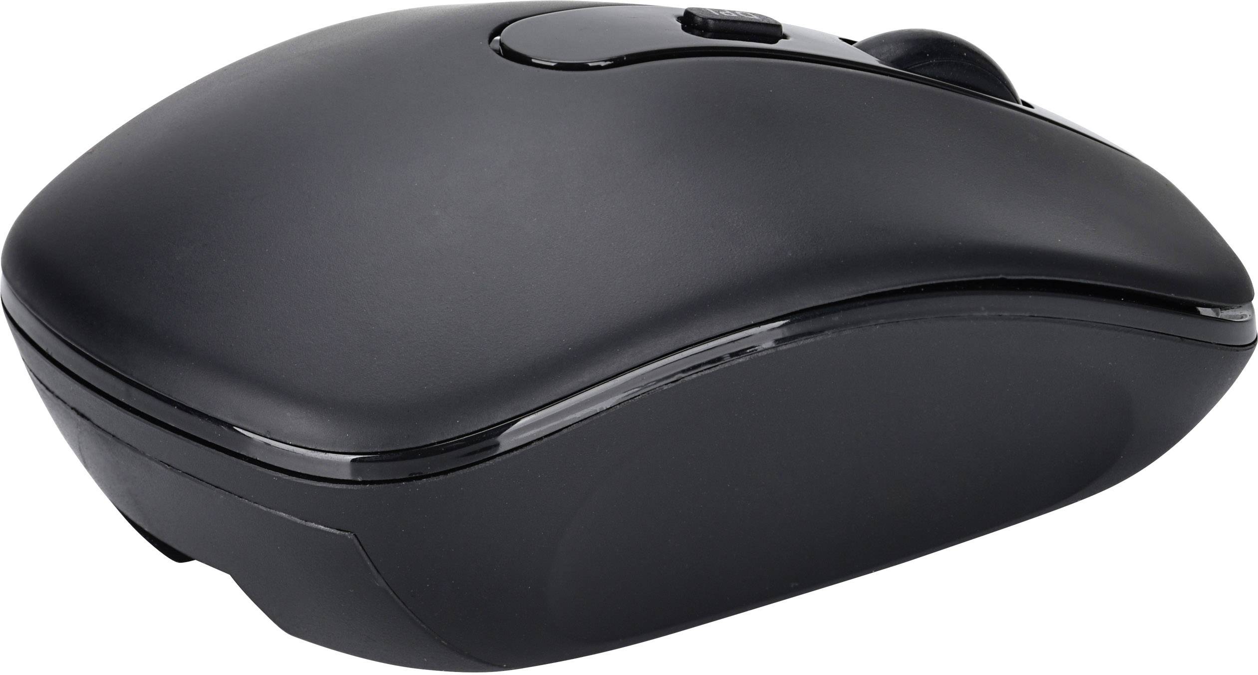 Renkforce rf-silent/ds-01 USB Tastatur, Maus-Set Deutsch, QWERTZ Schwarz