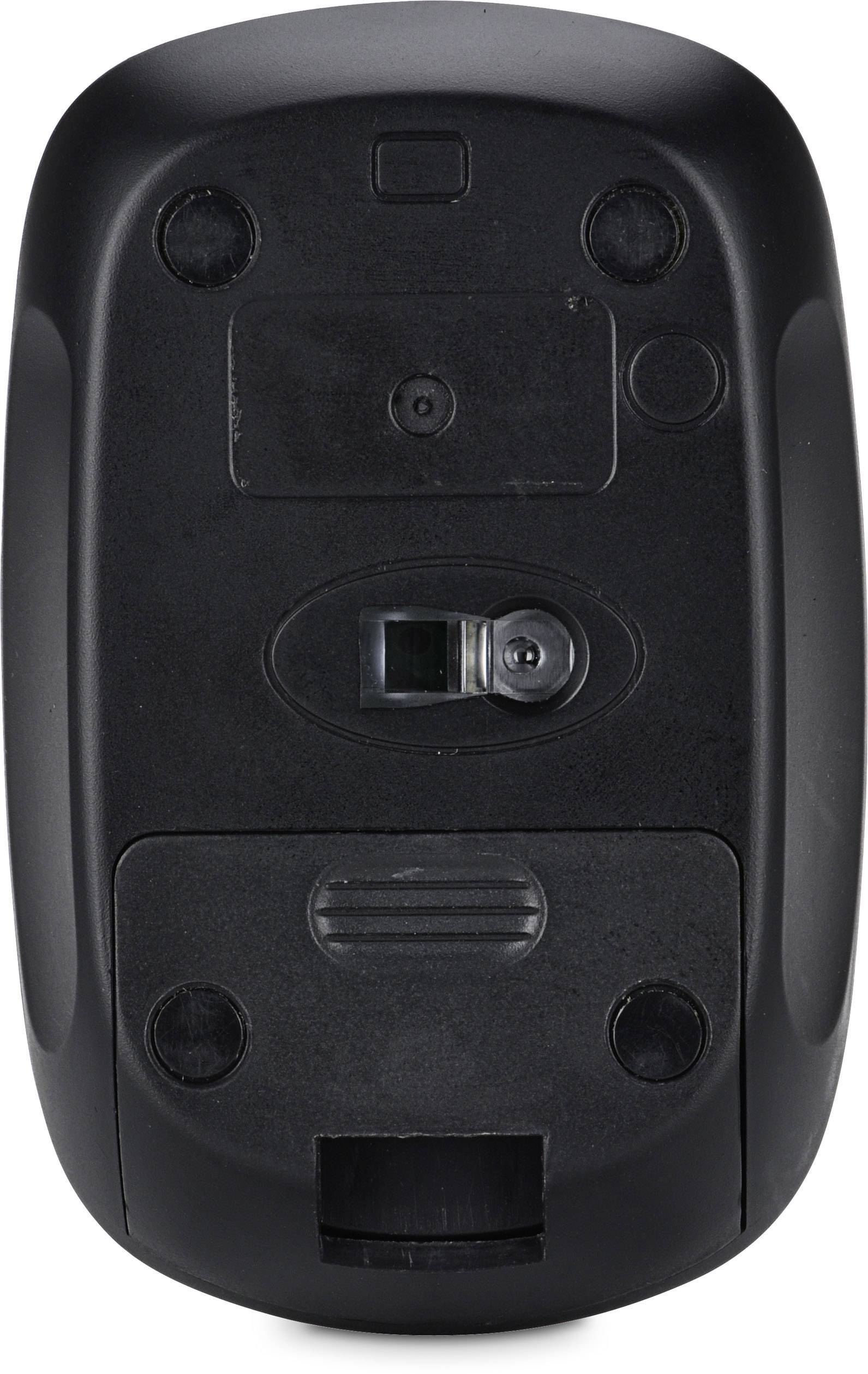 Renkforce rf-silent/ds-01 USB Tastatur, Maus-Set QWERTZ Schwarz