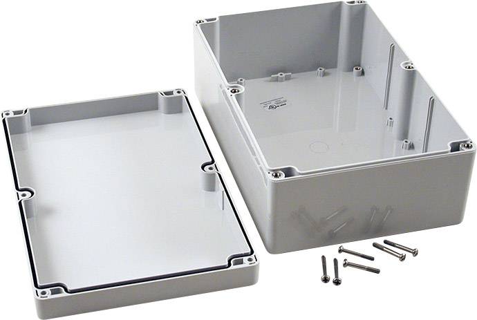 Hammond Electronics 1554VA2GY Universal-Gehäuse 240 x 160 x 90 Polycarbonat Grau 1St.