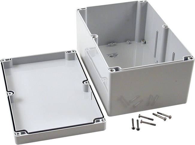 Hammond Electronics 1554VB2GY Universal-Gehäuse 240 x 160 x 120 Polycarbonat Grau 1 St.