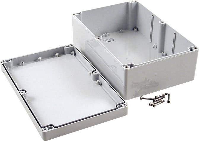 Hammond Electronics 1555VA2GY Universal-Gehäuse 240 x 160 x 90 Polycarbonat Grau 1 St.