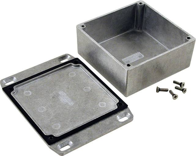 Hammond Electronics 1590WYFL Universal-Gehäuse 92 x 92 x 42 Aluminium Natur 1 St.