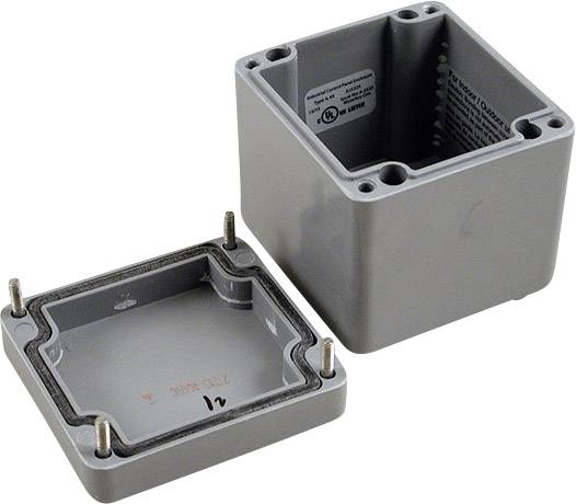 Hammond Electronics 1590ZGRP084 Universal-Gehäuse 80.5 x 75.5 x 75 Polyester Grau 1 St.