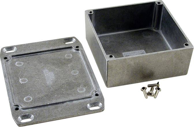 Hammond Electronics 1590YFL Universal-Gehäuse 92 x 92 x 42 Aluminium Natur 1 St.