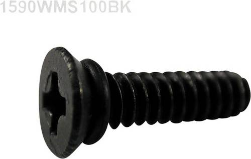 Hammond Electronics 1590WMS100BK Ersatzschraube Edelstahl Schwarz 100 St.
