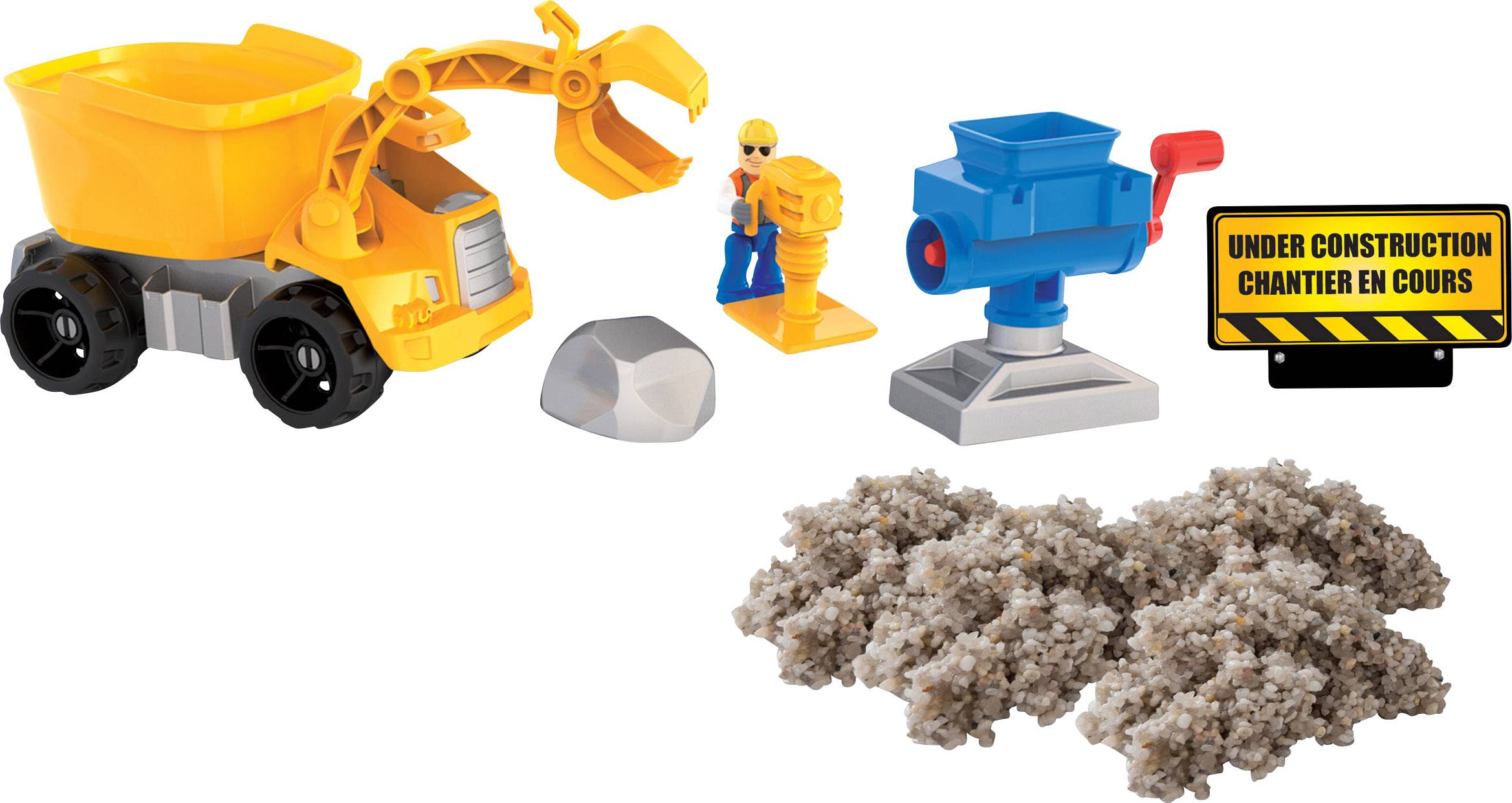 Spin Master Kinetic Rock - Rock Crusher Playset 340 g