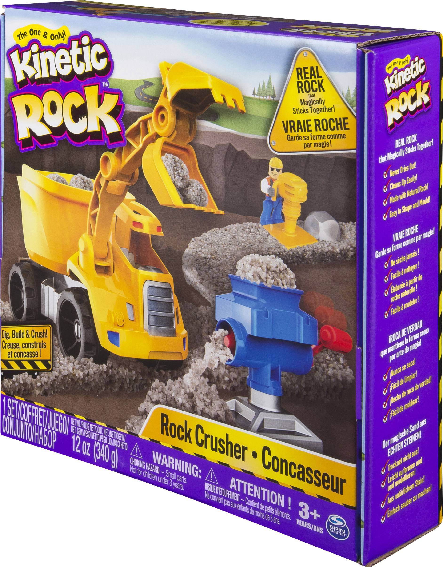Spin Master Kinetic Rock - Rock Crusher Playset 340 g