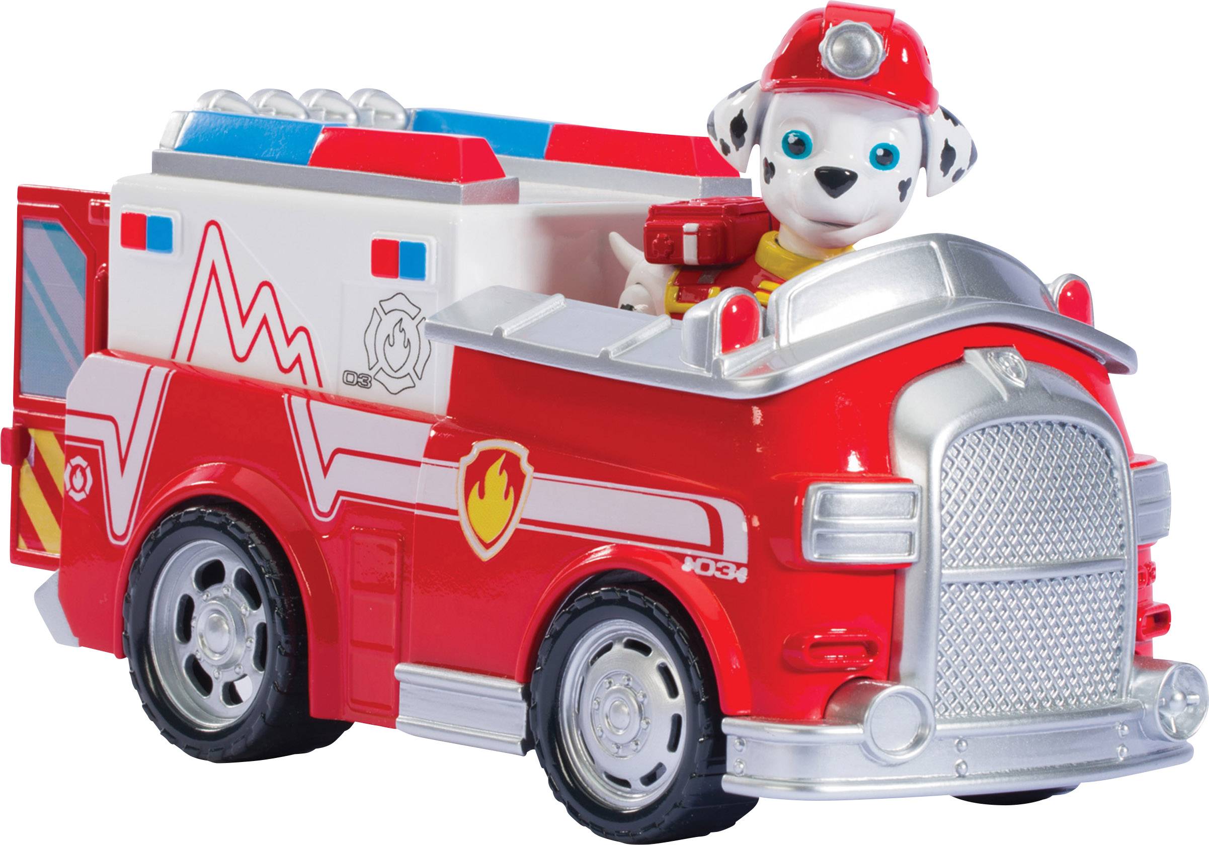 Spin Master Paw Patrol Basic Vehicles - Marshall und Rettungswagen