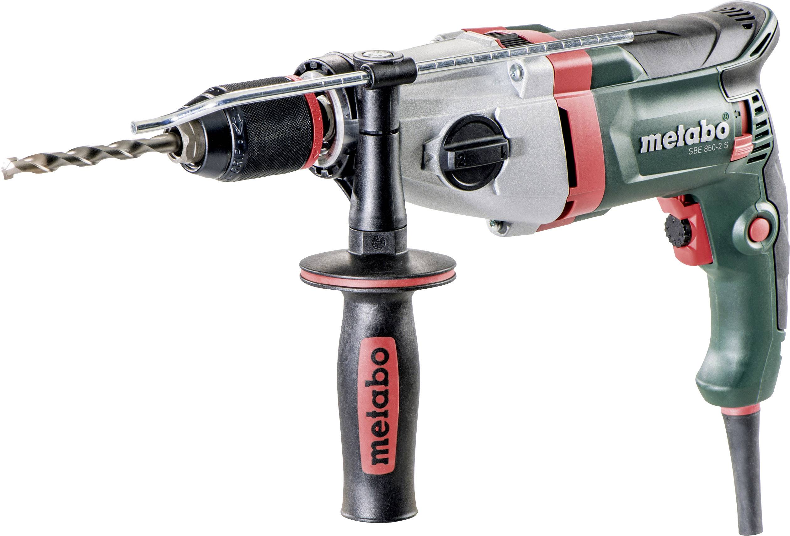 BLACK+DECKER 850W Schlagbohrmaschine Mit 13mm Schnellspannfutter – Inkl. 6 Bohrer, Koffer & Zusatzhandgriff