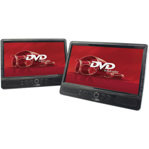 Caliber MPD-2010T Lecteur DVD pour appuie-tête avec 2 écrans Diagonale d'écran=25.4 cm (10 pouces)