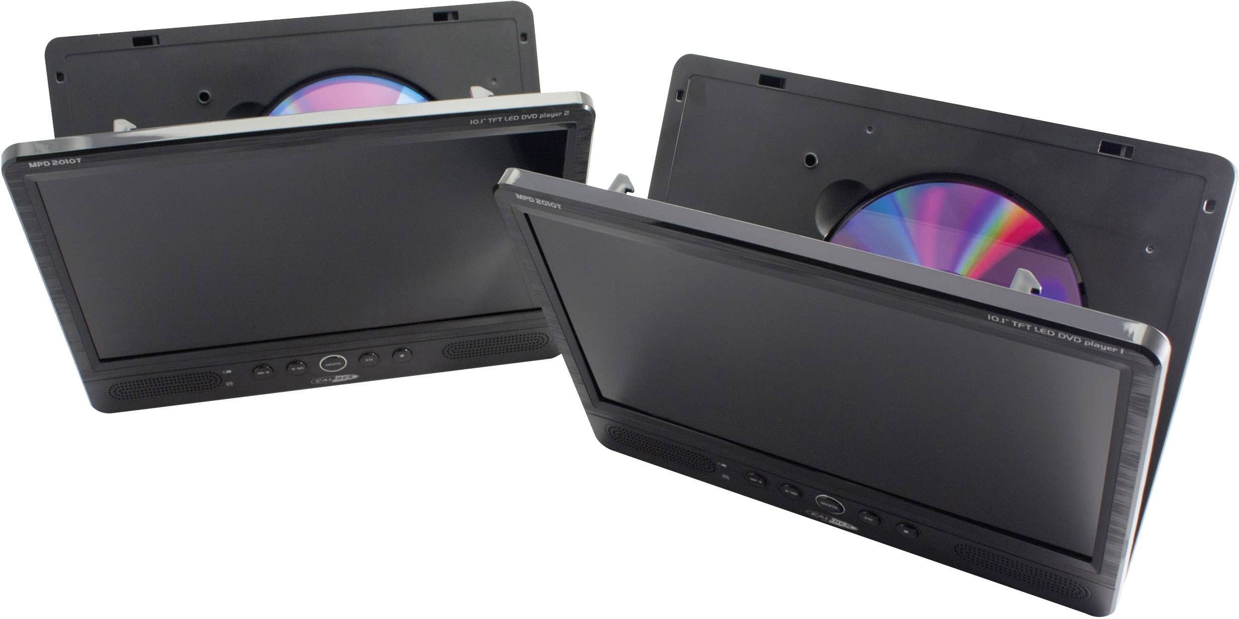 Caliber MPD-2010T Kopfstützen DVD-Player mit 2 Monitoren Bilddiagonale=25.4cm (10 Zoll)