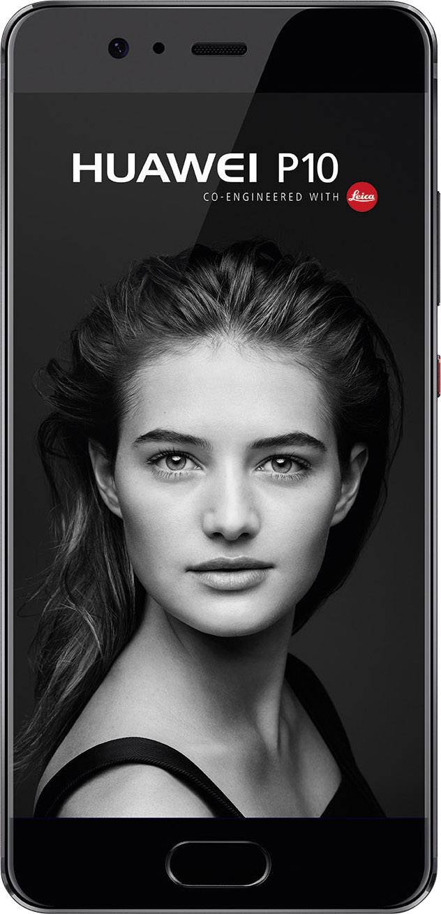 Huawei P10 Smartphone 64 GB  () Schwarz Android™ 7.0 Nougat Single-SIM