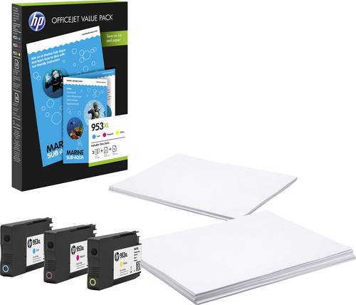 HP 953 XL Tintenpatrone Kombi-Pack Original Cyan, Magenta, Gelb 1CC21AE Druckerpatronen Kombi-Pack