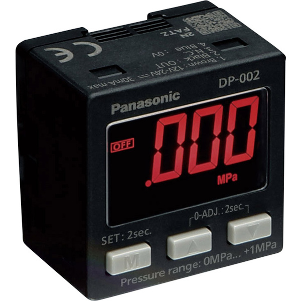 Panasonic Drucksensor 1 St. DP-001-P -1 bar bis 1 bar (L x B x H) 25 x 30 x 30 mm