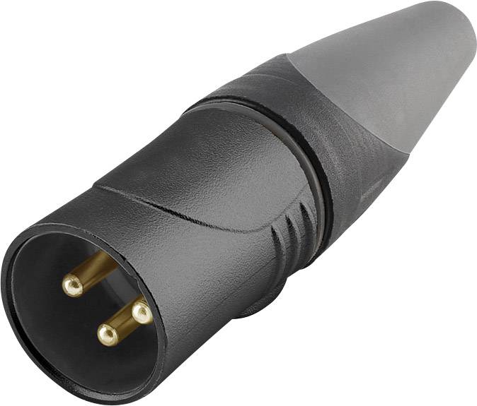 Hicon HI-X3CM-HD-B XLR-Steckverbinder Kupplung, gerade Polzahl: 3 Schwarz 1 St.